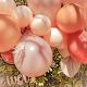 Arche de ballons nude, terracotta et blush