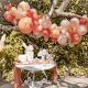 Arche de ballons nude, terracotta et blush