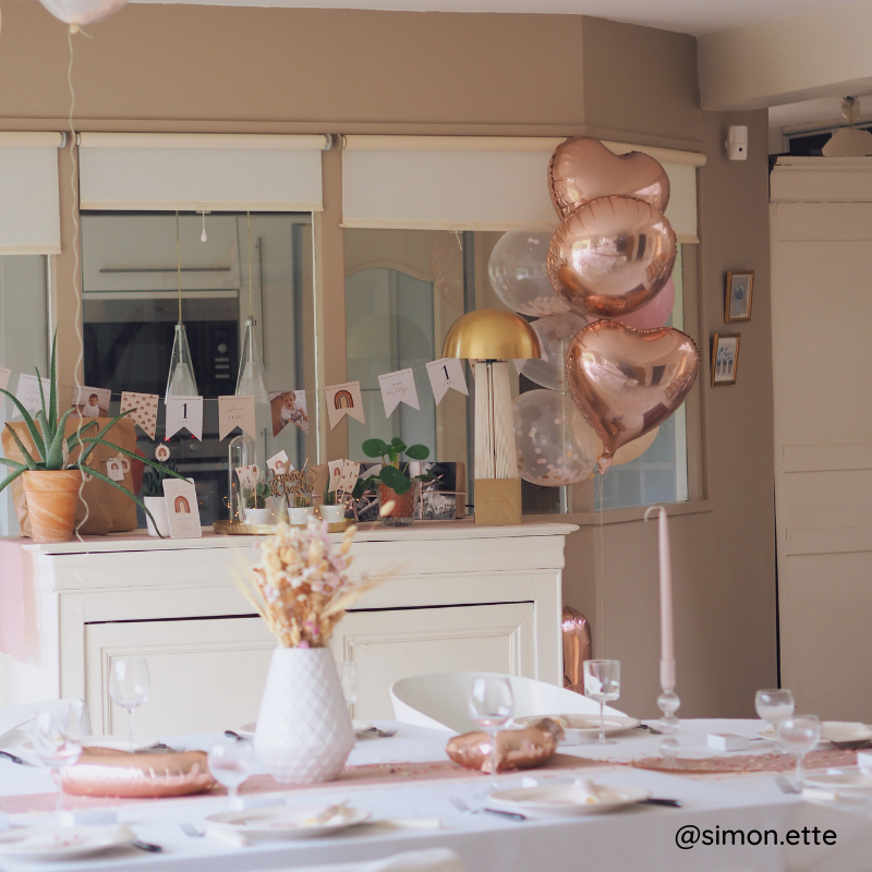 Chemin de Table Mousseline - Rose Lavande - Annikids