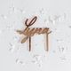 Cake topper prénom - personnalisable