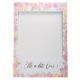 Maxi cadre photobooth EVJF fleuri