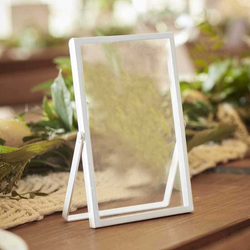 Cadre sous verre acrylique transparent