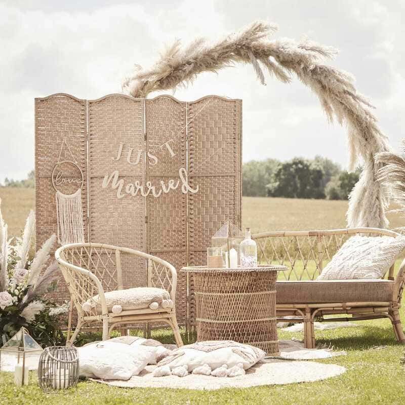 Flber Macramé mural Bohème mariage cintre coton fait à la main