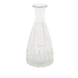 Vase style pichet ancien en verre transparent