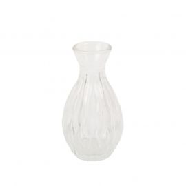 Vase romantique en verre transparent