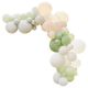 Kit arche de ballons vert sauge, nude et blanc