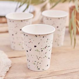 Gobelets en carton Terrazzo