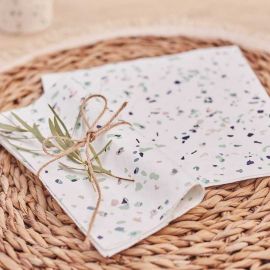 Serviettes jetables Terrazzo