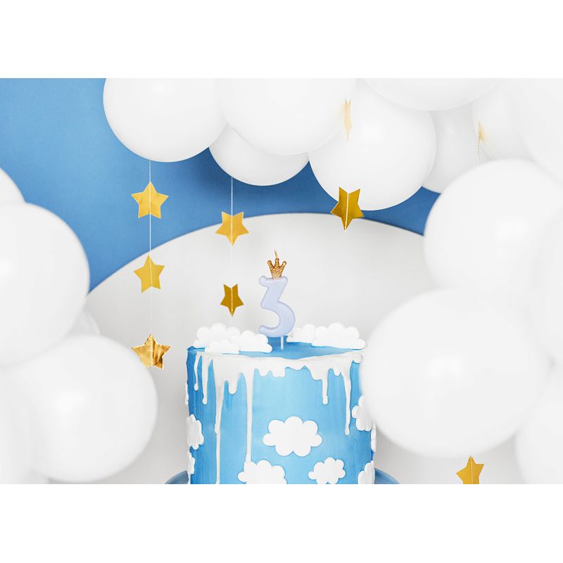 Bougie Anniversaire or chiffre 20 - Decoration Anniversaire 20 ans