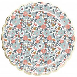 Assiettes jetables Liberty (par 8) - MODERN CONFETTI