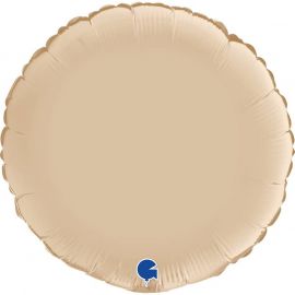 Ballon rond beige crème