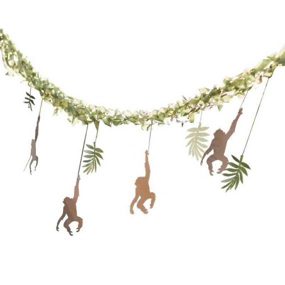 Guirlande de fanions safari, animaux de la jungle pour baptême, baby  shower, naissance - Un grand marché