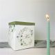 Urne merci eucalyptus vert et or