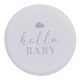 Assiettes babyshower Hello baby