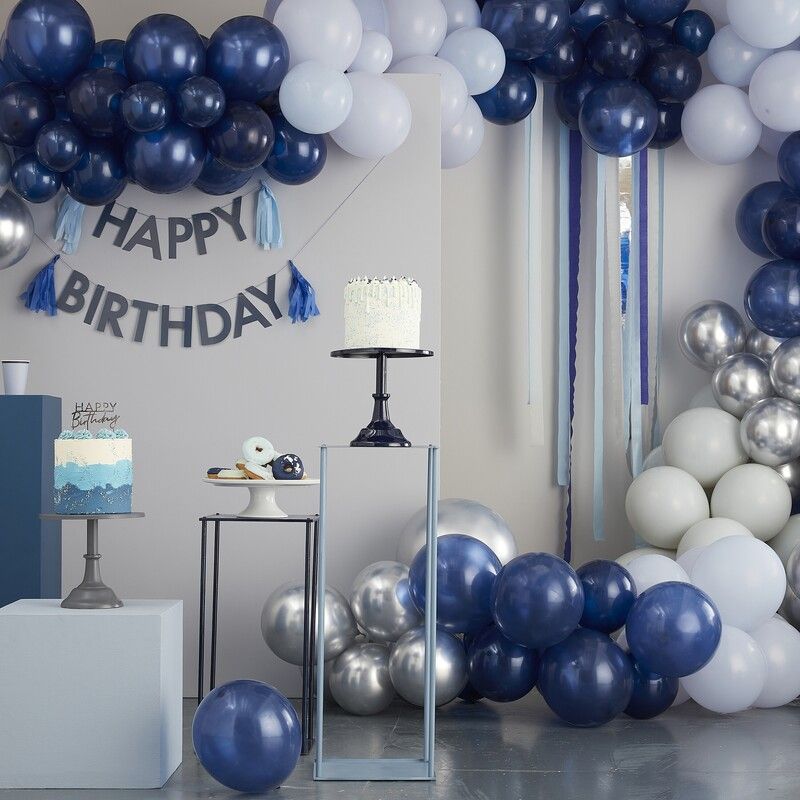 Arche de ballons en kit - Argent - MODERN CONFETTI