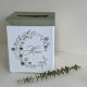 Urne merci eucalyptus vert et or