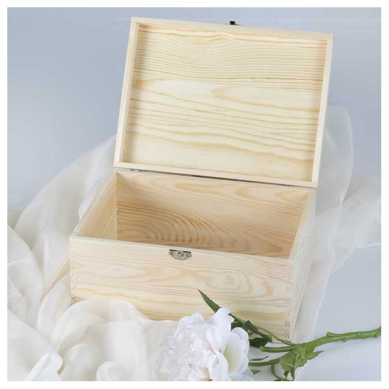 BOÎTE DE MÉMOIRE SOUVENIR EN BOIS - COUNTRY RUSTIQUE > Mariage