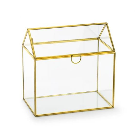 Urne mariage personnalisable en verre