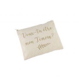 Pochette temoin de mariage "veux-tu être mon témoin ?"