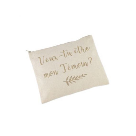 Pochette temoin de mariage "veux-tu être mon témoin ?"
