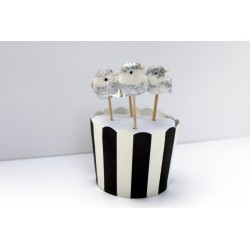 Lot 4 cupcakes toppers oiseaux