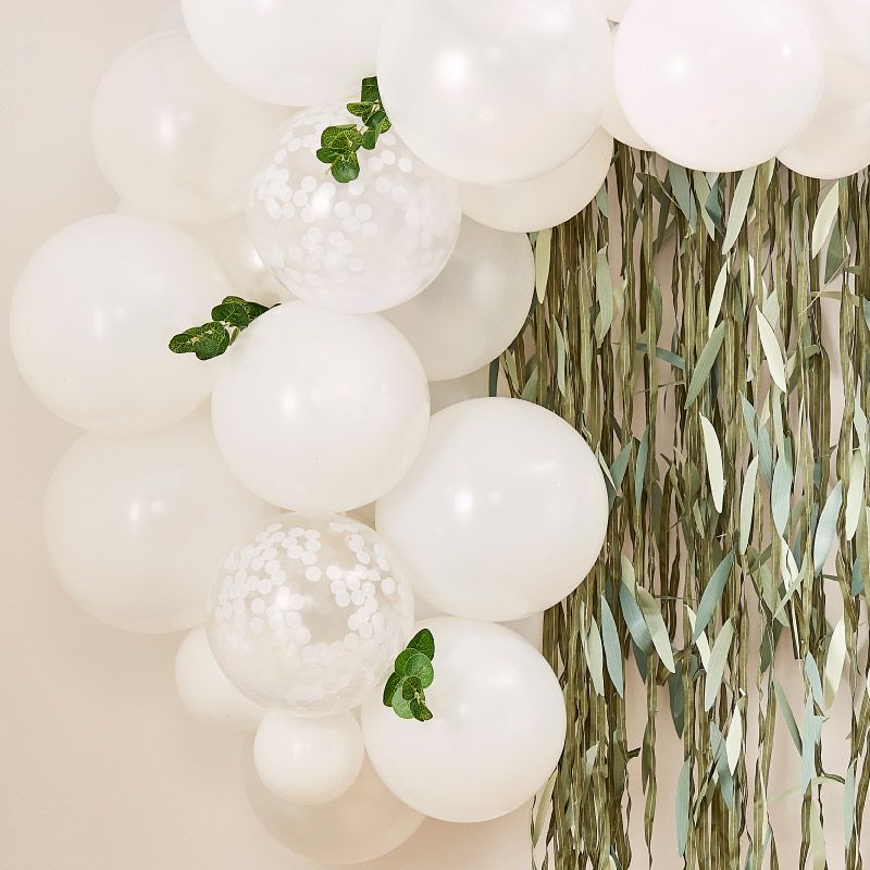 Arche de ballons en kit - Blanc - MODERN CONFETTI