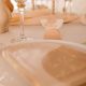 12 Marque-Tables Curve Nude, Blush, Terracotta et Or