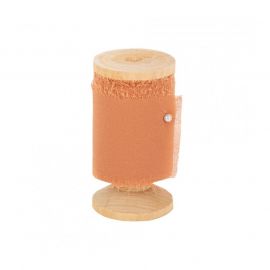 Ruban Terracotta mousseline de soie