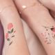 Tatouages fleuris - EVJF, anniversaire, mariage