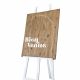 Panneau de bienvenue mariage en bois - Curve