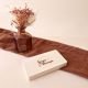 Boite à alliances personnalisable en bois mariage minimaliste - Curve