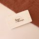Boite à alliances personnalisable en bois mariage minimaliste - Curve