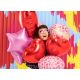 Ballon EVJF "Bride" leopard rouge et rose 45 cm