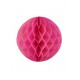 boule alvéolée 30 cm - rose fluo