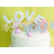 décoration gâteau cake topper LOVE YOU