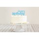 Cake toppers bannières pour gâteau anniversaire (set de 2)