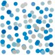 Confettis bleu & argent
