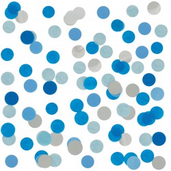 Confettis bleu & argent