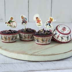 Kit cupcakes vintage pour enfant