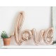 Ballon Love rose gold - 73 cm