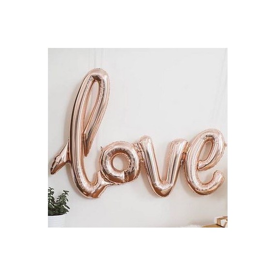 Ballon Love rose gold - 73 cm