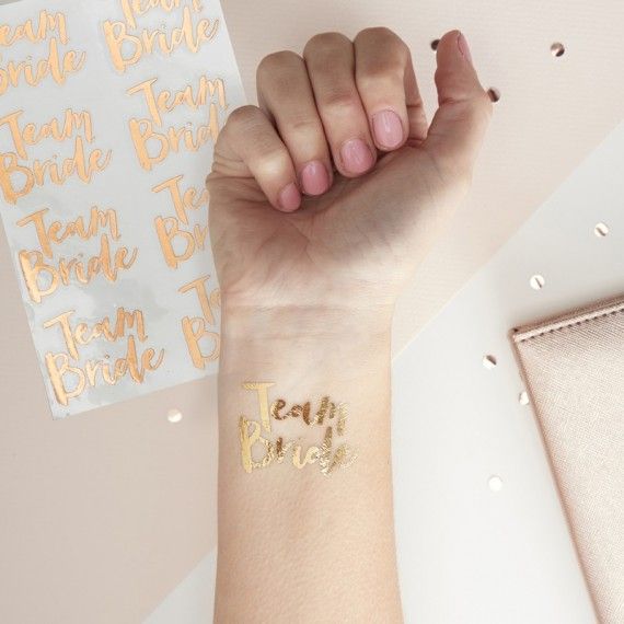 tatouages éphémères evjf - modern confetti