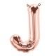 Ballons lettres or rose anniversaire