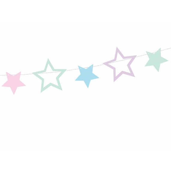 Guirlande Etoiles Pastel Diy Modern Confetti Guirlande Etoiles Pastel Diy Modern Confetti