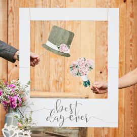 Cadre Photobooth forme polaroïd
