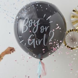 Ballon confettis gender reveal