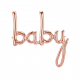 Ballon baby rose gold