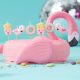 Bougies frites, donuts, flamants