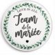 Badges team de la mariée