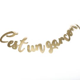 Guirlande c'est un garçon